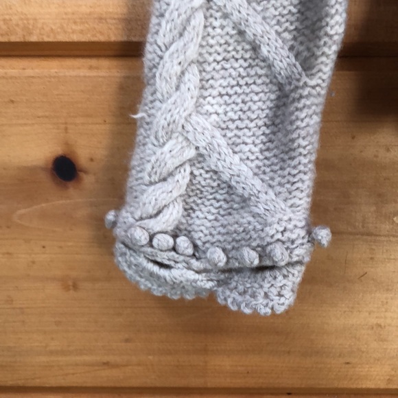 Sz M Max Studio Cardigan Button Up Knit Sweater Cream Wool and Cashmere - Picture 4 of 8